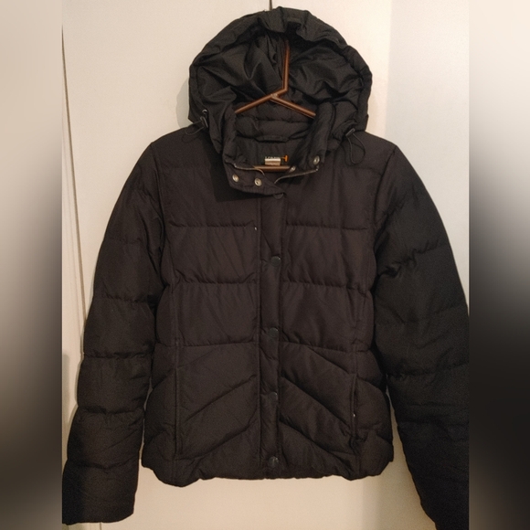 J Crew Down Puffer Jacket Sz.M Black - Picture 2 of 8